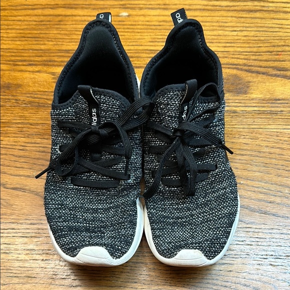 Adidas Black and White Athletic Shoes for Women - Picture 1 of 8